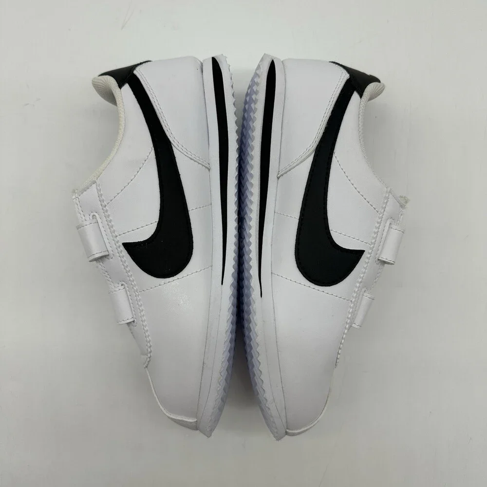 Nike Cortez Basic SL PSV White/Black Leather Sneakers Unisex Kid's Size 3Y NWOB
